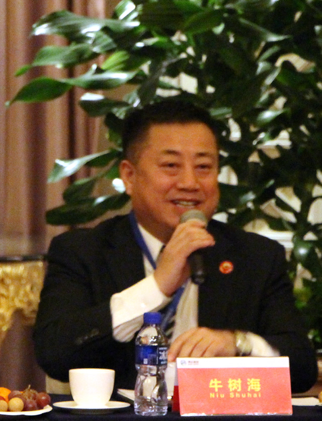 搏达集团董事局主席牛树海发表讲话 搏达集团董事局主席牛树海发表讲话