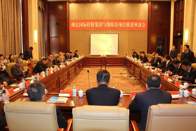 项目推进座谈会现场